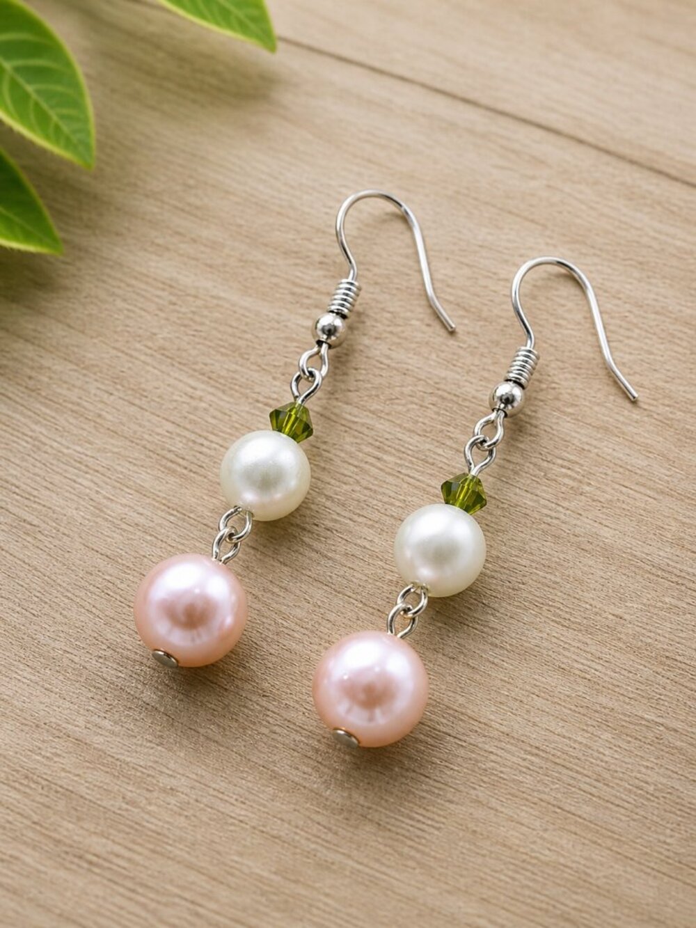 Pearl Drop Earrings | Handmade - Picture 2 of 5